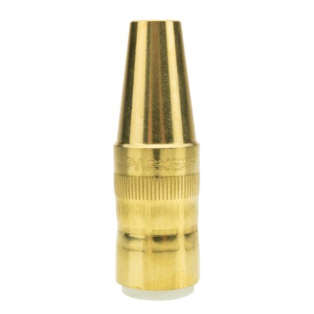 PARKER TORCHOLOGY Bernard Centerfire Style Nozzle, Brass, 3/8 in. with 1/8 in. Recess, Tapered PNST-3818B